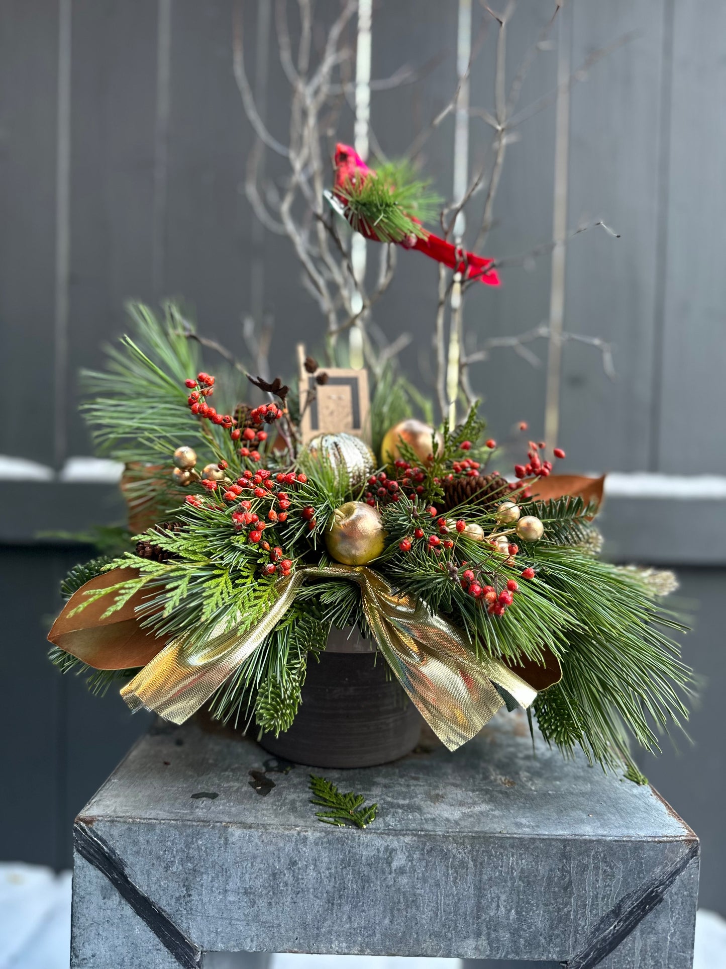 Cardinal Tree Arrangement - Designer Choice