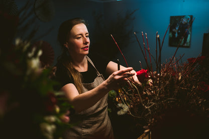 Christmas Bouquet in Vase