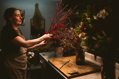 Christmas Bouquet in Vase