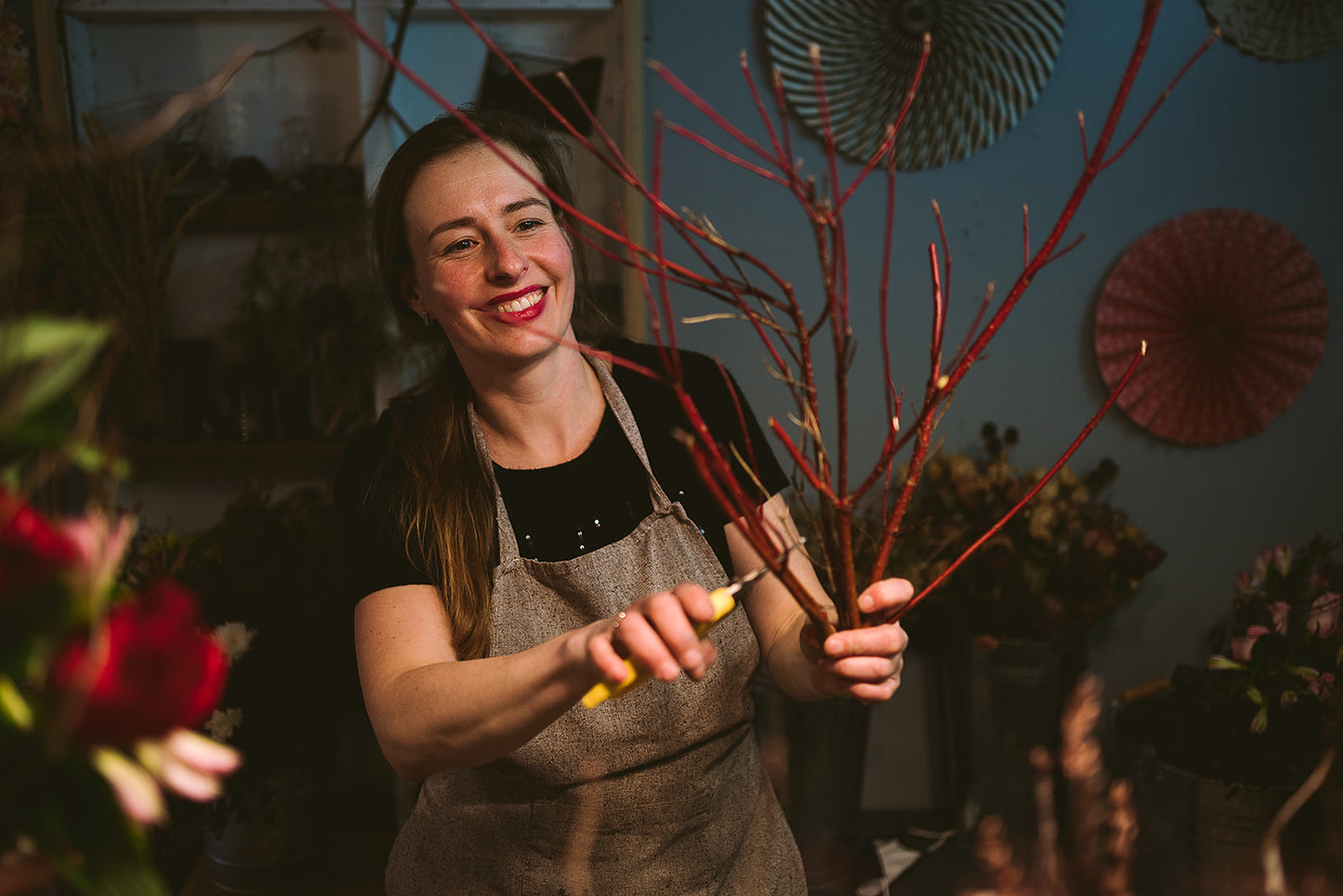 Christmas Bouquet in Vase