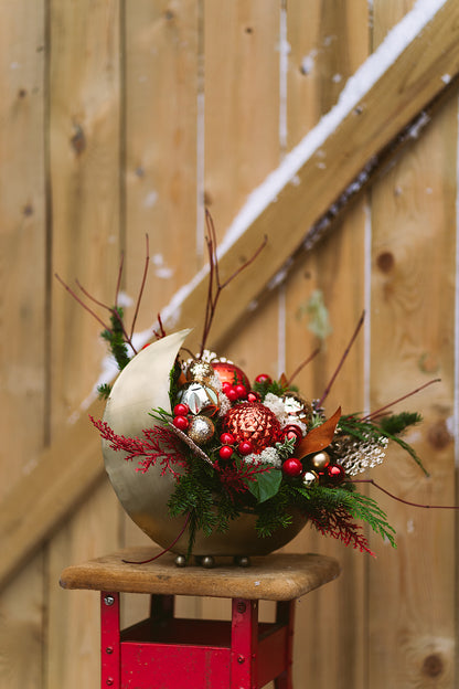 Christmas Moon Arrangement