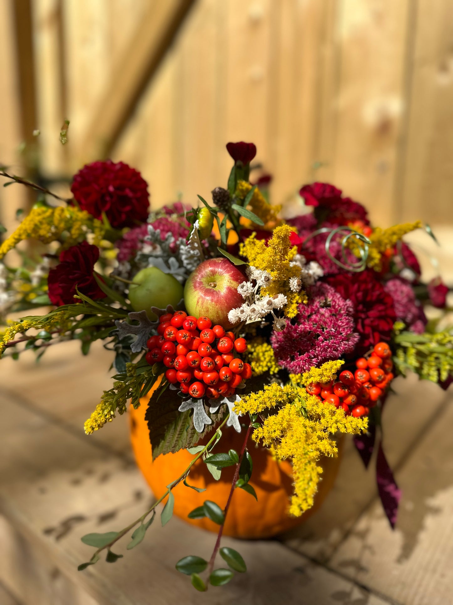 Thanksgiving Pumpkin Centrepiece