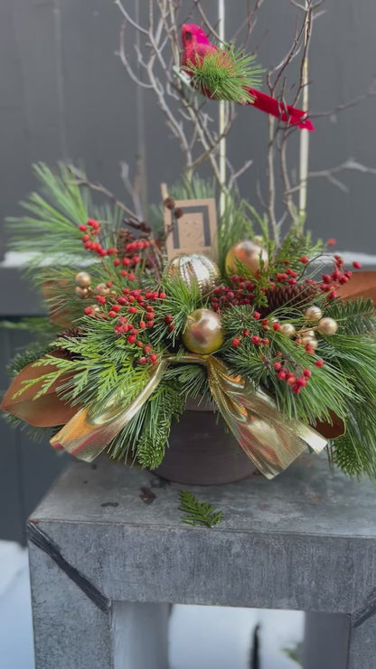 Cardinal Tree Arrangement - Designer Choice